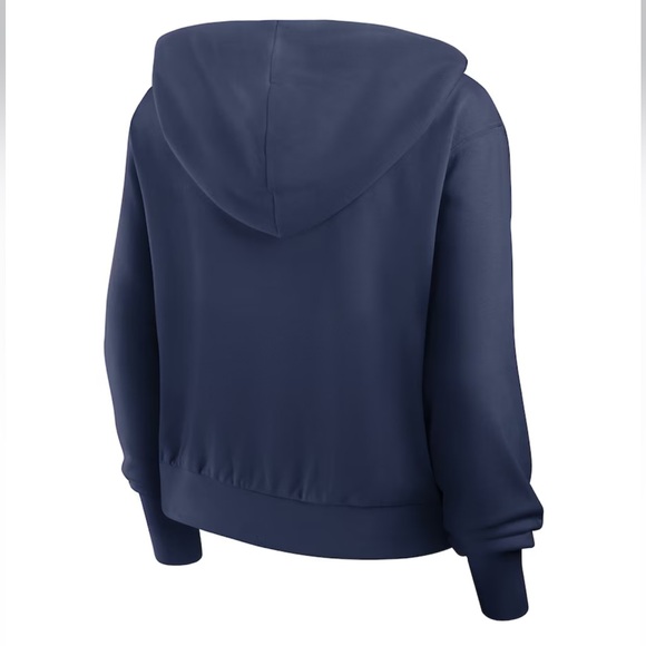 New York Yankees Nike Cropped Chill Full - Zip Hoodie - Picture 3 of 9